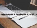 滕州教程网站建设需要（网站建设需要什么技术）